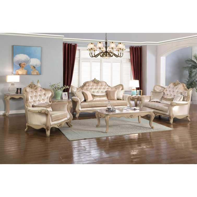 Royal Classics Monique 3 - Piece Living Room Set & Reviews | Wayfair